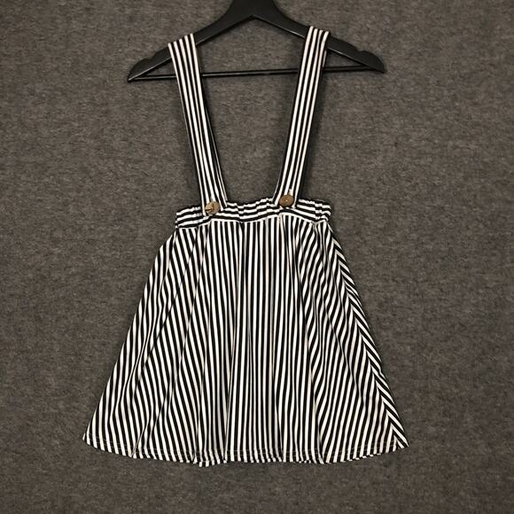 Adorable Sweetness Pinafore Size 7 GIRL STRIPED SUSPENDER SKIRT  Baluch & White - Picture 1 of 11